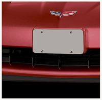 License Plate Holder - Front Color: Victory Red 2005-2007 Chevrolet Corvette