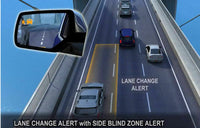 2015 to 18 Cadillac Escalade Mirror Passenger Side Satin Steel Side Alert Sensor