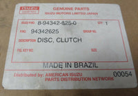 8-94342-625-0 Manual Transmission Clutch Disc Chevrolet GMC Isuzu Jeep Pontiac